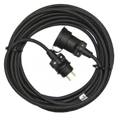 Emos Vonkajší predlžovací kábel 10 m PM0501, 1 zásuvka, 230 V, čierny 1914031100