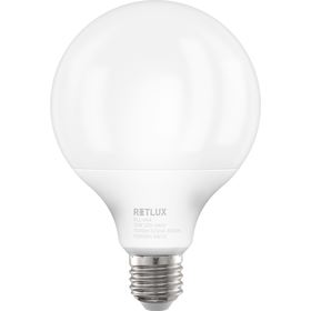 RETLUX RLL 444 LED žiarovka big globe G95 E27 15W, teplá biela 50005758