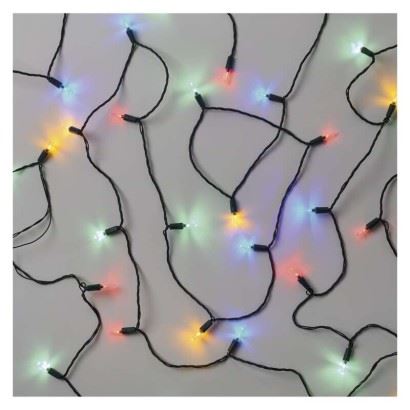 Emos LED vianočná reťaz – tradičné D4AM12, 22,35 m, vonkajšie aj vnútorné, multicolor 1550044025