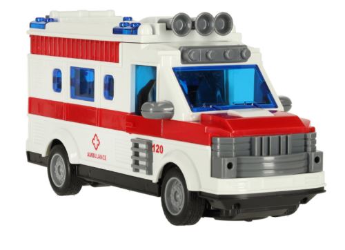 KIK KX4392 Detská ambulancia na diaľkové ovládanie v mierke 1:30
