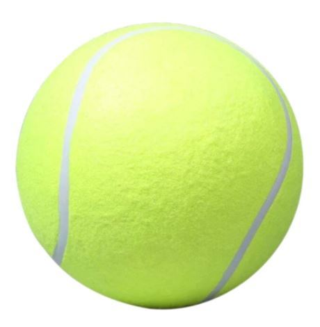 KIK Hračka pre psov obrie tenisová loptička XXL 24cm zelená KX5784