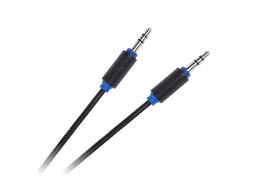 JACK 3.5 plug-to-plug kábel 5m Cabletech štandard čierny KPO3950-5