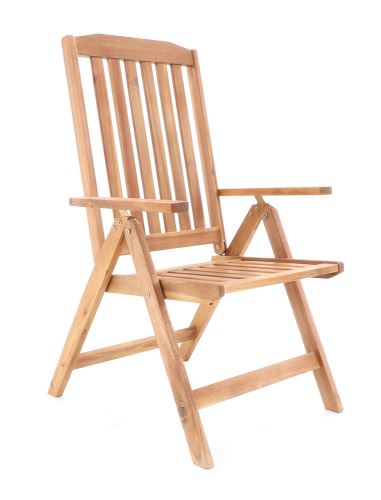 Záhradná drevená stolička Vega QUEEN
