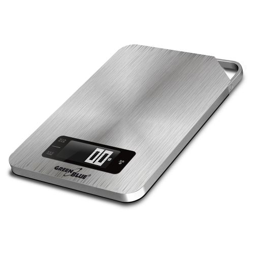 GreenBlue GB170 Digitálna kuchynská váha až do 5 kg, nerez 53516