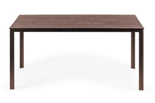 MODERNHOME SAK-156 BROWN Záhradný cateringový stôl 156 x 78 cm hnedá farba
