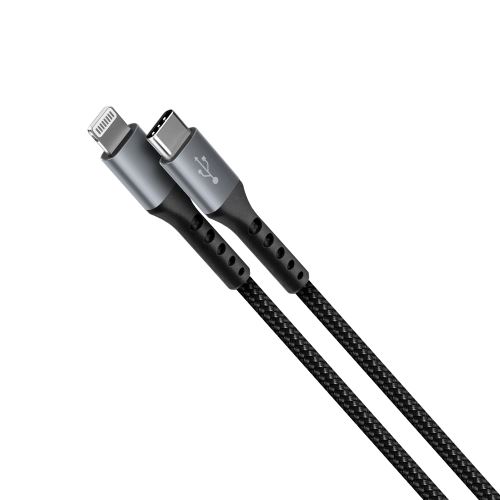 Kruger&Matz KM1267 USB kábel typu C - Lightning C94 MFi zástrčka 1m