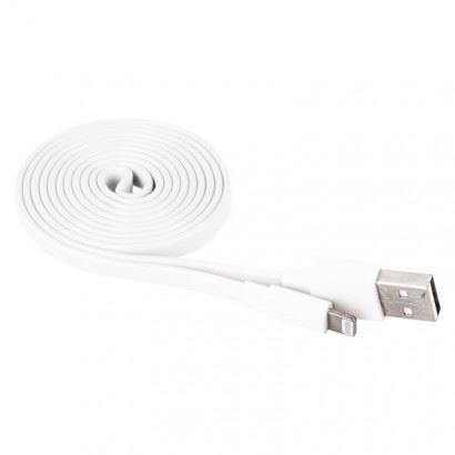 Emos SM7013W Nabíjací a dátový kábel USB-A 2.0 / Lightning MFi, 1 m, biely 2335071310