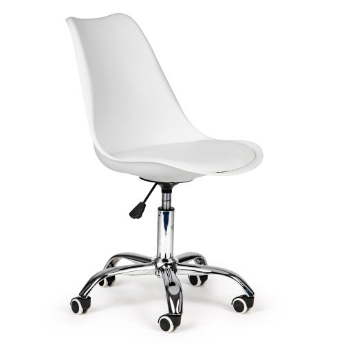 MODERNHOME PC-009 WHITE 1SZT Kancelárska otočná stolička biela farba