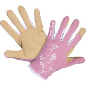 FIELDMANN Dámske záhradné rukavice 8“ (S) FZO 2110 ružové 50005108