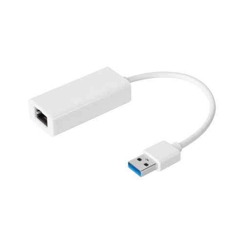 Kruger & Matz Adaptér Sieťová karta USB 3.0 - RJ45 LAN gigabit 10/100/1000 Mb biely KM1248