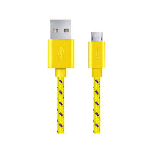 Esperanza Kábel Micro USB - USB žlto-čierny 1m EB175YK