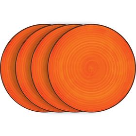 LAMART LT9051 Set 4 plytkých oranžových tanierov 4 ks HAPPY 42004684