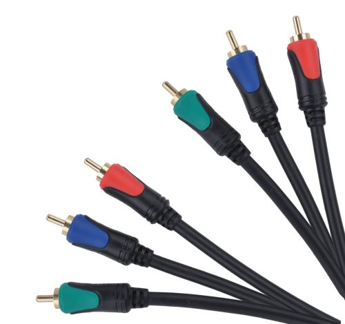 Cabletech KPO3843-1.8 Zvukový kábel 3RCA-3RCA 1,8 m Basic Edition