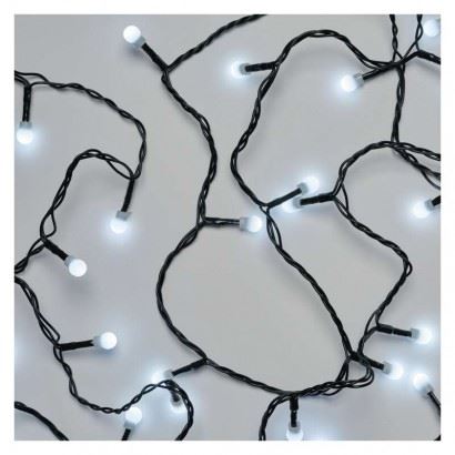 EMOS Lighting LED vianočné cherry reťaz – guličky D5AC07, 20 m, vonkajšia aj vnútorná, studená biela 1550052006