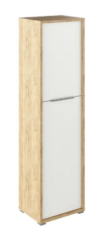 Kondela 354580 Policová skriňa hnedá, biela RIOMA TYP 08 drevotrieska 38 x 50 x 182.6 cm