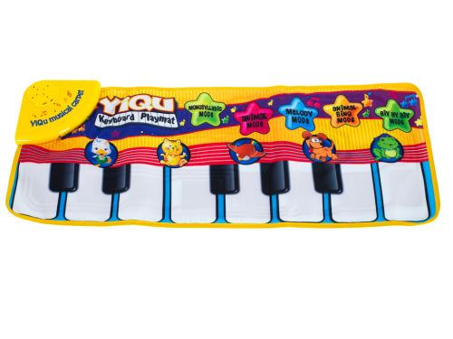 KIK Výuková detská podložka pod klavír 72x29cm, polyester KX8036