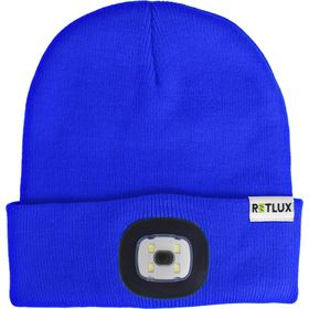 RETLUX RLB 102 Svietiaca nabíjacia čiapka, modrá 50005713