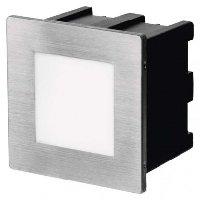 EMOS LED orientačné vstavané svietidlo 80 × 80, 1,5W teplá biela, IP65 ZC0109