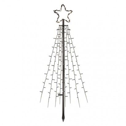 EMOS Lighting LED vianočný strom kovový DCTC02, 180 cm, vonkajšia aj vnútorná, studená biela 1550002003