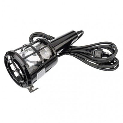 Emos P4203 Montážna lampa (prenosné svetlo na žiarovku) do zásuvky, 5 m, čierna 1449000030
