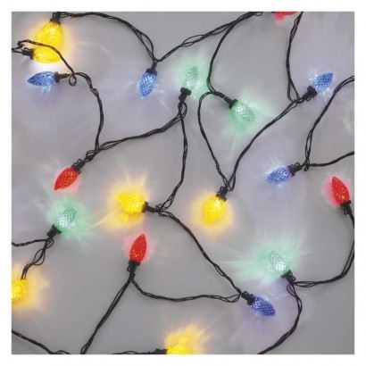 Emos D5ZM01 LED vianočná reťaz, farebné žiarovky, 9,8 m, multicolor, multifunkcia 1550054011