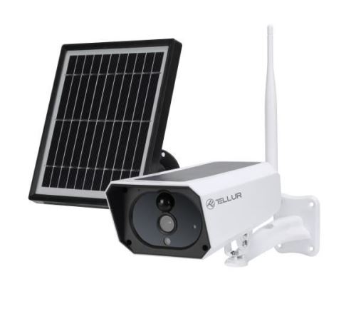 Tellur TR0042 WiFi Smart solárna kamera 1080P, IP65, PIR, outdoor, biela