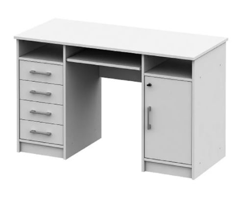 Kondela 184913 PC stôl biela B9 NEW drevotrieska 54.5 x 123.5 x 75.5 cm
