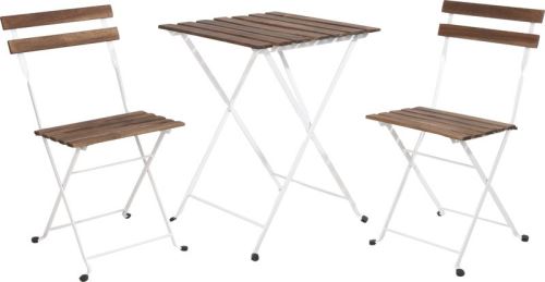 Záhradný nábytok stôl + 2 stoličky skladacie BISTRO Progarden KO-VN3000020