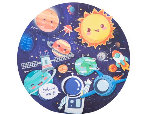 KIK Vzdelávacie puzzle slnečnej sústavy - planéty KX5463