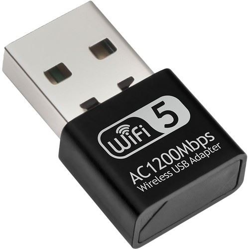 Izoxis 19181 Adaptér WIFI na USB 1200Mbps čierny 16172