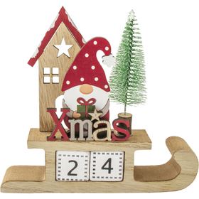 RETLUX RXL 457 Vianočná drevená dekorácia - sánky 50005623