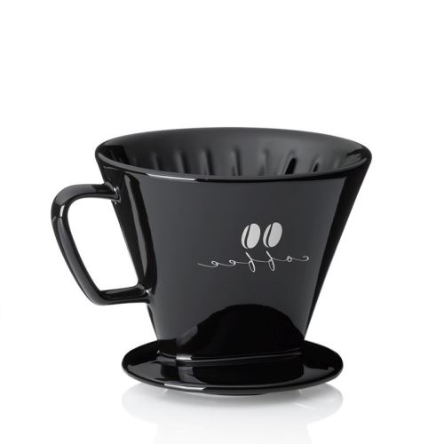 KELA Kávový hrnček porcelánový Excelsa S čierna KL-12491