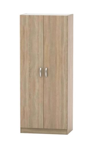 Kondela 67114 2-dverová skriňa, vešiaková, poličková, BETTY 2 drevotrieska 56.6 x 90 x 220 cm