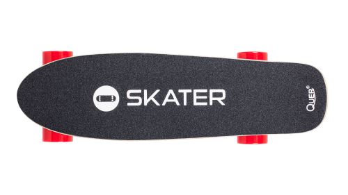 Quer Elektrický skateboard SKATER čierno-červený ZAB0025