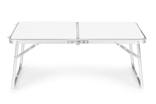MODERNHOME HTA40B WHITE Turistický malý skladací stolík 60 x 40 cm biela farba