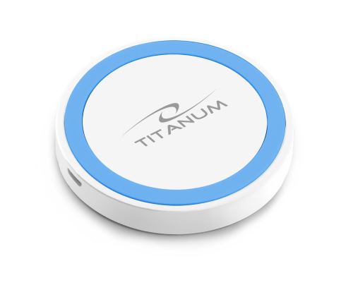Bezdrôtová nabíjačka Titanium TZ112WB bielo-modrá