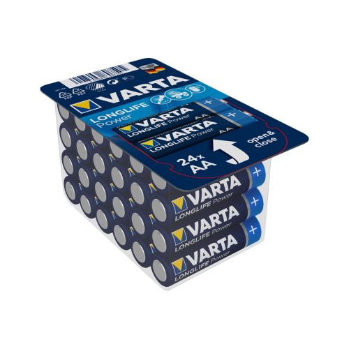 Alkalická batéria VARTA LR06 HIGH ENERGY Longlife Power 24 ks / krabica modrá BAT0289