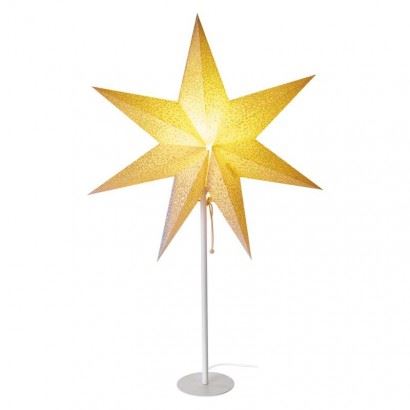 Emos Vianočná hviezda papierová s bielym stojanom DCAZ14, 45 cm, vnútorná 1550005013