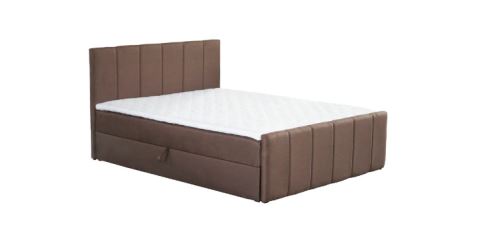 Kondela 362296 Boxspringová posteľ, 160x200, hnedá, STAR 214 x 167 x 104 cm