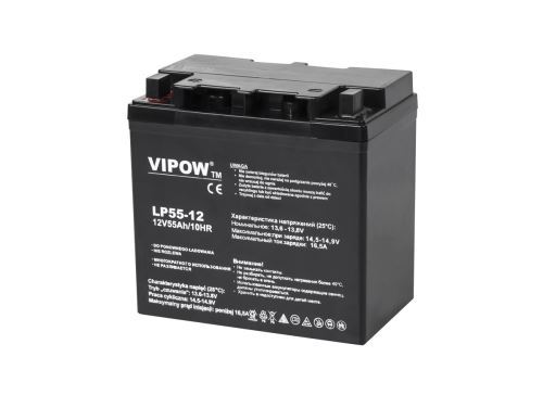 Gélová batéria VIPOW 12V 55Ah