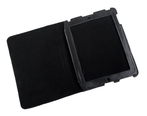 Quer Puzdro určené pre Apple iPad 2 čierna koža KOM0447