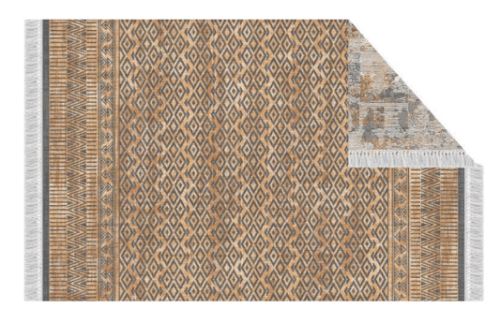 Kondela 243064 Obojstranný koberec vzor, hnedá 160x230 MADALA