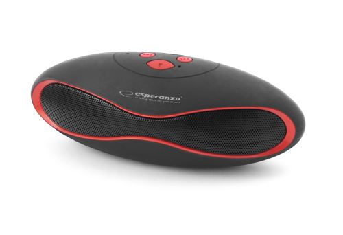 Esperanza Bluetooth reproduktor s FM rádiom Trival 3W EP117KR čierno-červený