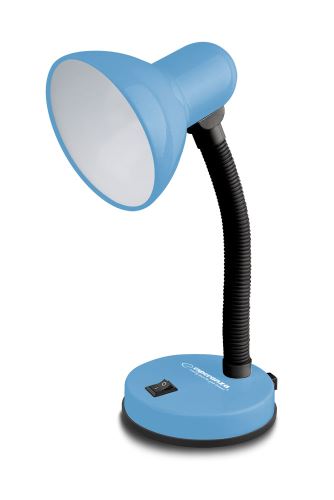 Esperanza Stolová lampa E27 VEGA, modrá ELD109B