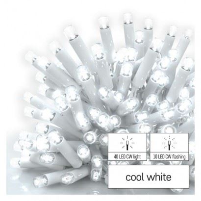 Emos D2CC04 Profi LED spojovacia reťaz blikajúca biela – cencúle, 3 m, vonkajšia, studená biela 1550022009