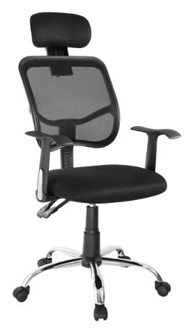 ERGO-OFFICE ER-413 Otočná kancelárska stolička čierna 70217