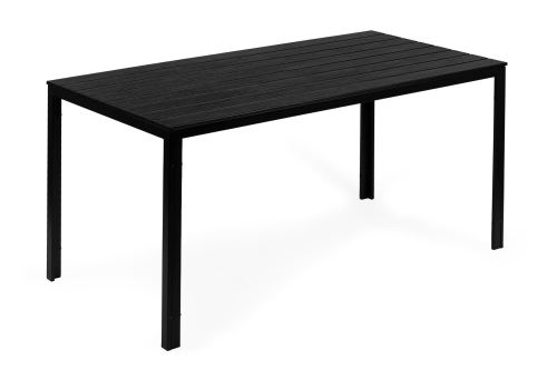 MODERNHOME SAK-156 BLACK Záhradný cateringový stôl 156 x 78 cm čierny