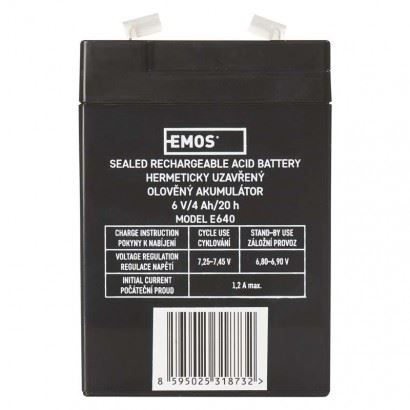 Emos B9641 Náhradný akumulátor pre 3810 (P2301, P2304, P2305, P2308), čierny 1201000100