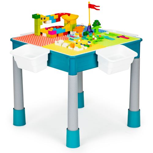 ECOTOYS HC464898 Detský plastový hrací stôl so stoličkou