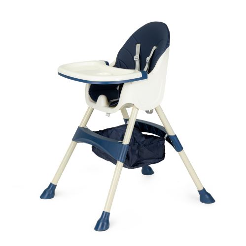 ECOTOYS HC-823 BLUE Jedálenská stolička 2v1 modrá farba